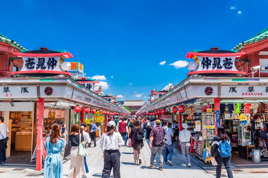 Nakamise-dori shopping street in Asakusa